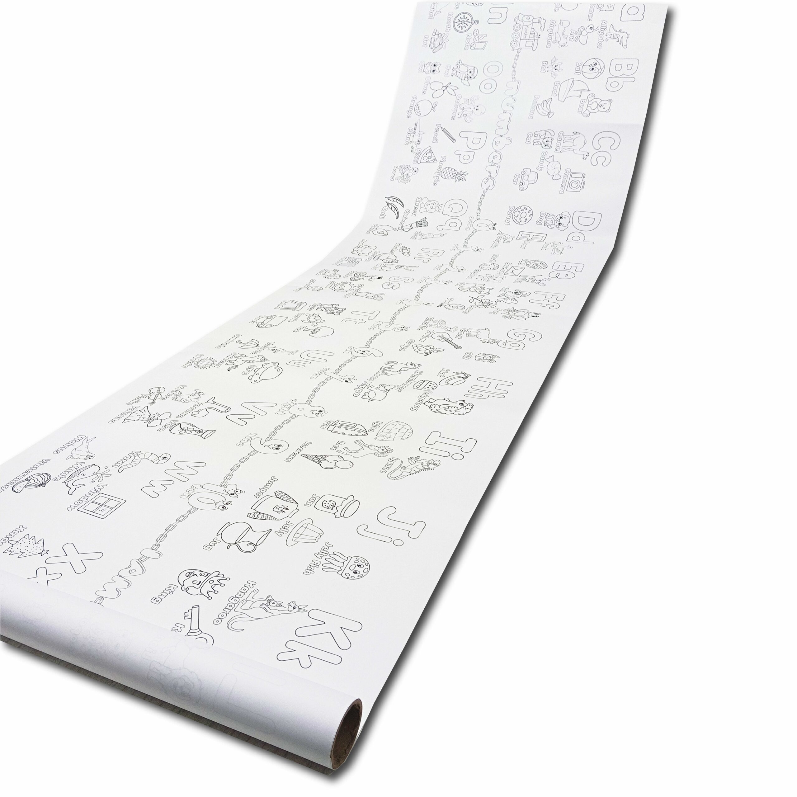 DEV BOYAMA RULOSU İNGİLİZCE ÖĞRENİYORUM +  TAŞIMA ÇANTASI - Görsel 3