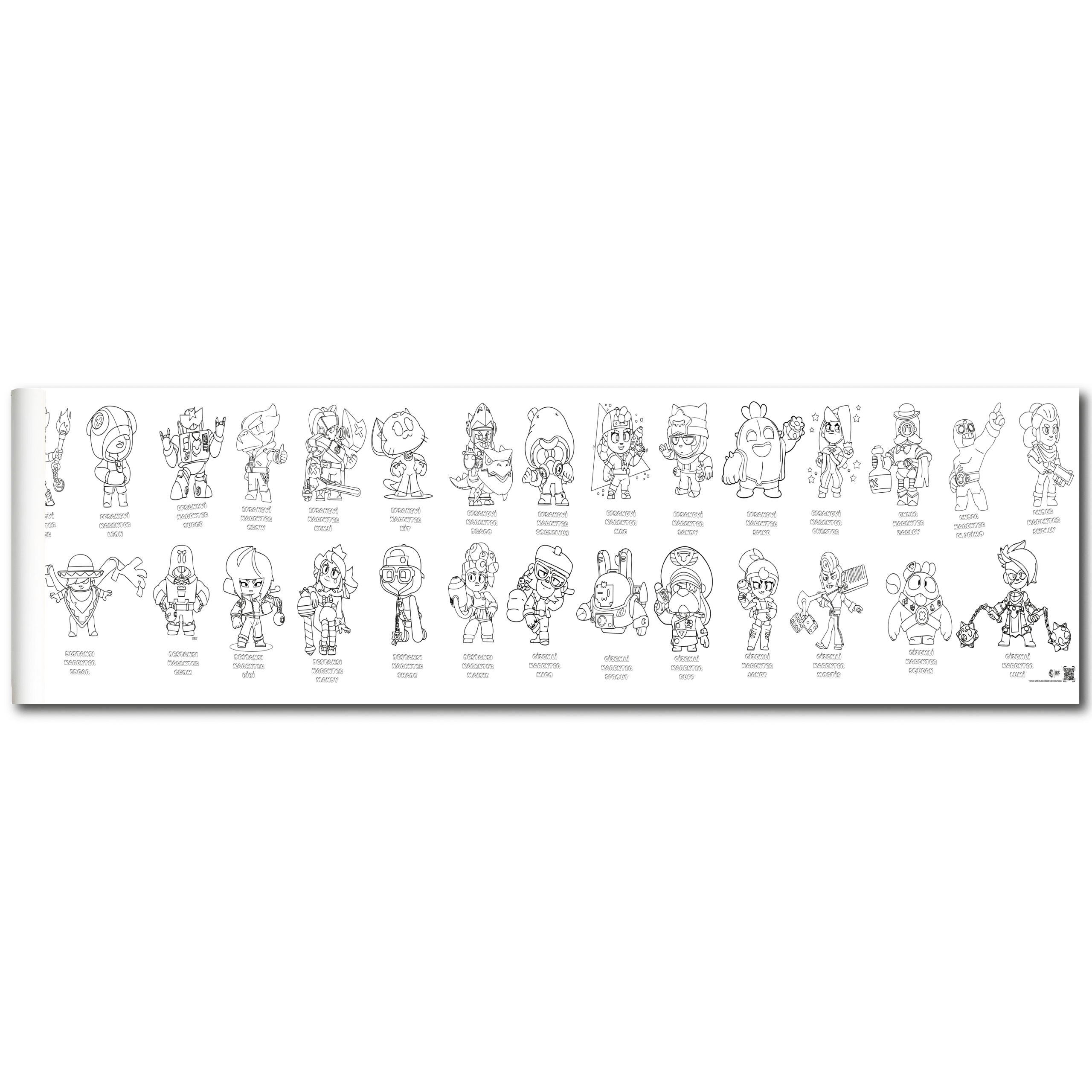 DEV BOYAMA RULOSU BRAWL STARS +  TAŞIMA ÇANTASI