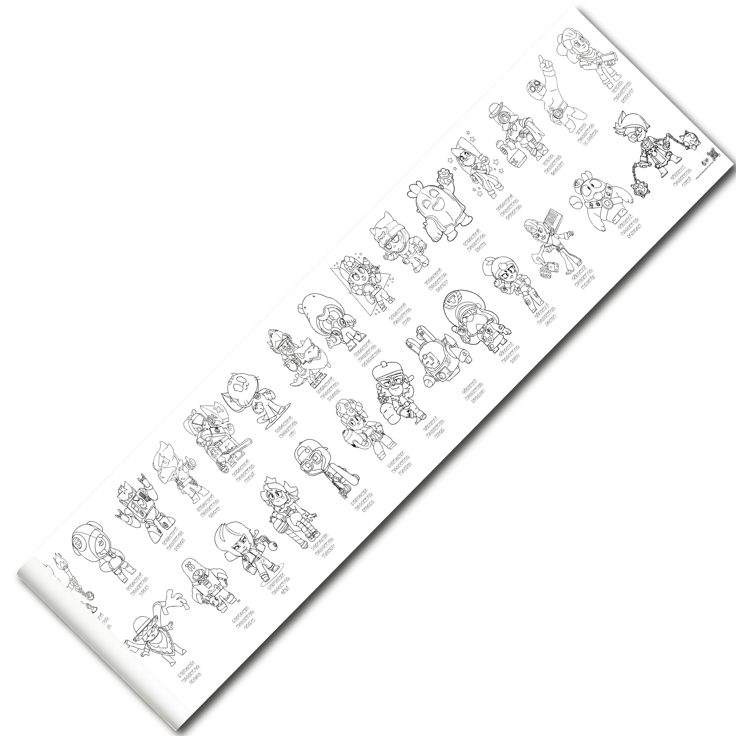 DEV BOYAMA RULOSU BRAWL STARS +  TAŞIMA ÇANTASI - Görsel 2