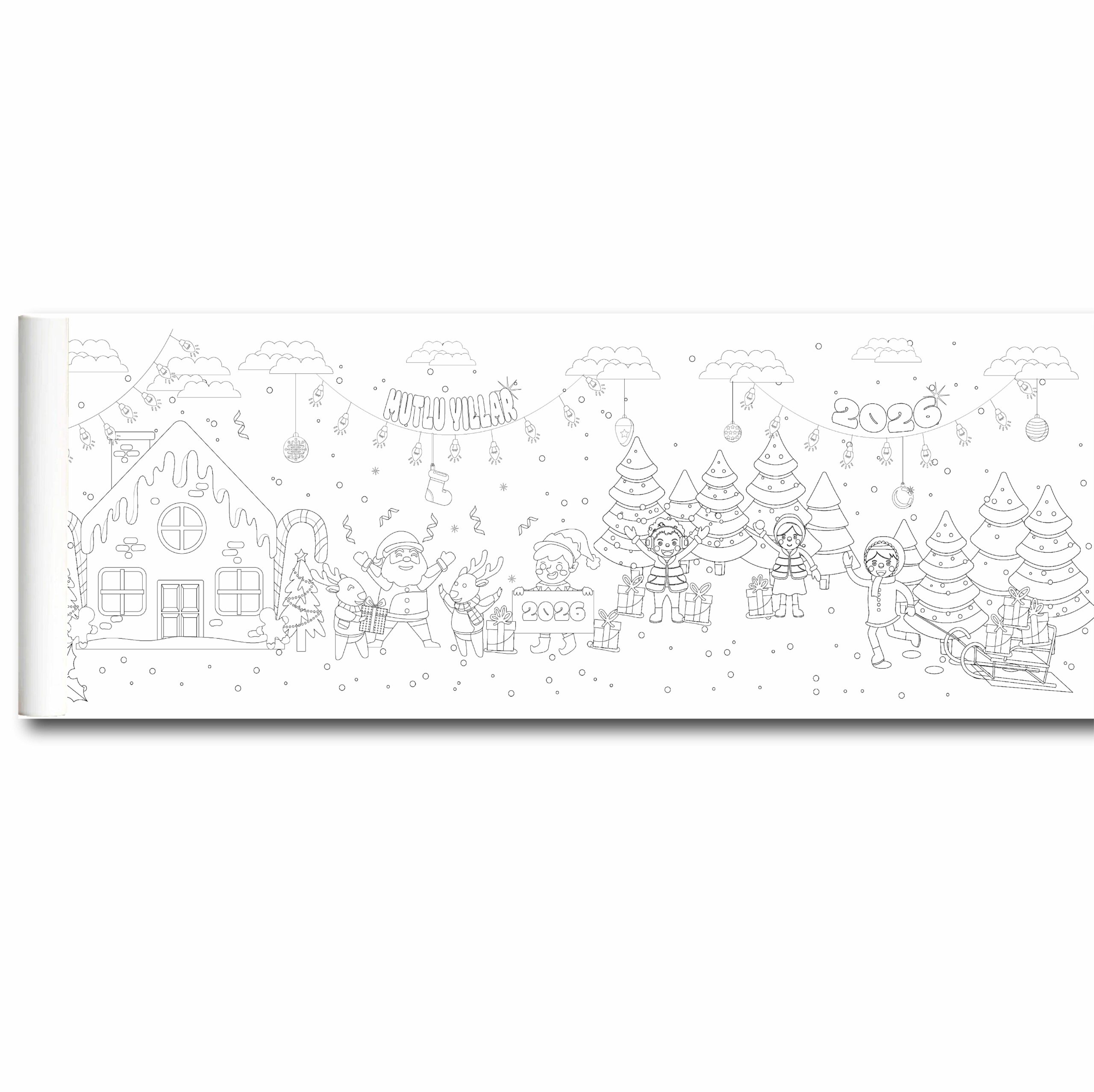 DEV BOYAMA RULOSU YIL BAŞI KUTLAMASI 2026 +  TAŞIMA ÇANTASI - Görsel 3